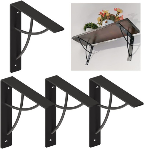 Metal shelf brackets - shelf,