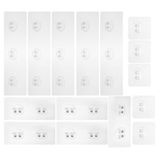  15 Pcs Stick on Hooks Support