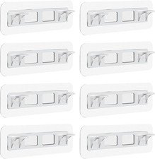 8 Pack Adhesive Shelf Bracket