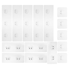  15 Pcs Stick on Hooks Support