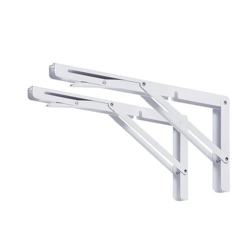 White folding shelf - 12",