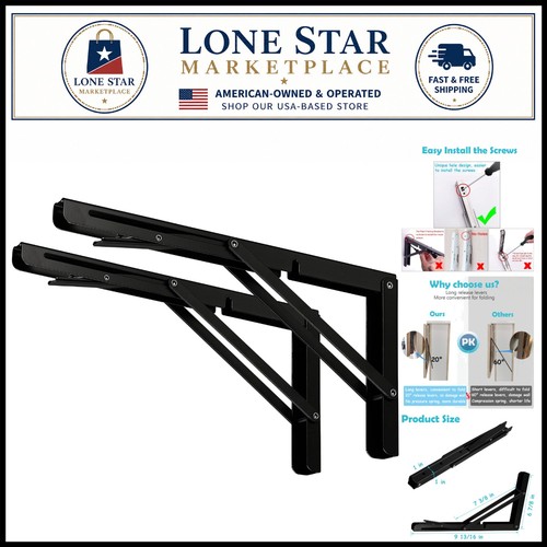Space saving folding shelf - space-saving, 10"
