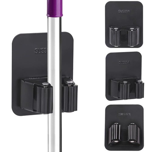 Broom holder self adhesive - broom, 3