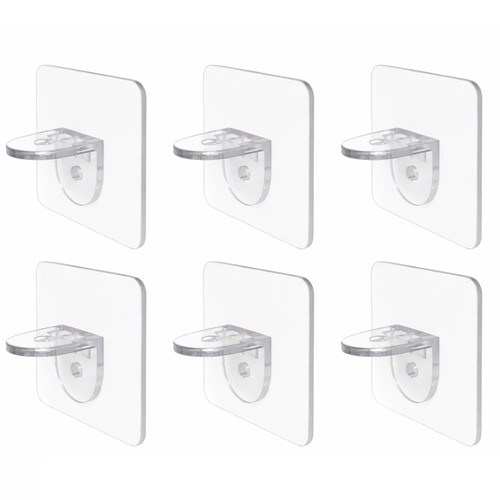 Pack clear adhesive shelf - clear,